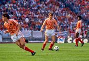18 June 1988; Arnold Muhren of Netherlands during the UEFA European Football Championship Finals Group B match between Republic of Ireland and Netherlands at Parkstadion in Gelsenkirchen, Germany. Photo by Ray McManus/Sportsfile