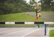 5 August 2017; Laura Nicholson, Ireland, on her way to winning the Under 18 Girl's 1500m Steeplechase event, during the Celtic Games Track and Field at Morton Stadium in Santry, Dublin. Photo by Tomás Greally/Sportsfile
