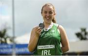 5 August 2017; Jade Williams, Ireland, winner of the Under 18 Girl's Hammer event, during the Celtic Games Track and Field at Morton Stadium in Santry, Dublin. Photo by Tomás Greally/Sportsfile