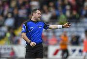 5 August 2017; Referee Martin McNally during the Electric Ireland All-Ireland GAA Football Minor Championship Quarter-Final match between Kerry and Louth at O’Moore Park in Portlaoise, Laois. Photo by Sam Barnes/Sportsfile