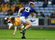 5 August 2017; Killian Spillane of Kerry in action against Cathal McConnell of Meath during the GAA Football All-Ireland Junior Championship Final match between Kerry and Meath at O’Moore Park in Portlaoise, Laois. Photo by Sam Barnes/Sportsfile