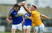 5 August 2017; Philip O'Connor of Kerry in action against David Toner of Meath during the GAA Football All-Ireland Junior Championship Final match between Kerry and Meath at O’Moore Park in Portlaoise, Laois. Photo by Sam Barnes/Sportsfile