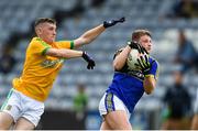 5 August 2017; Conor Cox of Kerry in action against Michael Flood of Meath during the GAA Football All-Ireland Junior Championship Final match between Kerry and Meath at O’Moore Park in Portlaoise, Laois. Photo by Sam Barnes/Sportsfile