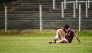 5 August 2017; A dejected Evan Murphy of Galway after the Electric Ireland All-Ireland GAA Football Minor Championship Quarter-Final match between Cavan and Galway at Páirc Seán Mac Diarmada in Carrick-on-Shannon, Leitrim. Photo by Barry Cregg/Sportsfile