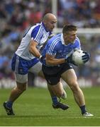 5 August 2017; John Small of Dublin in action against Gavin Doogan of Monaghan during the GAA Football All-Ireland Senior Championship Quarter-Final match between Dublin and Monaghan at Croke Park in Dublin. Photo by Ray McManus/Sportsfile