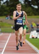 5 August 2017; Sam Brown of Scotland on his way to winning the Under 18 Boy's 1500m event, during the Celtic Games Track and Field at Morton Stadium in Santry, Dublin. Photo by Tomás Greally/Sportsfile