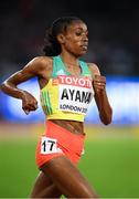 5 August 2017; Almaz Ayana of Ethiopia leads the final of the Women's 10,000m event during day two of the 16th IAAF World Athletics Championships at the London Stadium in London, England. Photo by Stephen McCarthy/Sportsfile