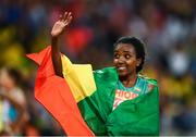 5 August 2017; Tirunesh Dibaba of Ethiopia after finishing second in the final of the Women's 10,000m event during day two of the 16th IAAF World Athletics Championships at the London Stadium in London, England. Photo by Stephen McCarthy/Sportsfile