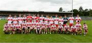 5 August 2017; The Derrry squad before the Electric Ireland All-Ireland GAA Football Minor Championship Quarter-Final match between Derry and Sligo at Mac Cumhaill Park in Ballybofey, Donegal. Photo by Oliver McVeigh/Sportsfile