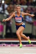 5 August 2017; Grit Sadeiko of Estonia dips for the line in the 200m of the Women's Heptathlon event during day two of the 16th IAAF World Athletics Championships at the London Stadium in London, England. Photo by Stephen McCarthy/Sportsfile