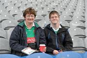 15 April 2012; Mayo supporters Mary and Kevin Molloy, from Charlestown, at the game. Allianz Football League Division 1 Semi-Final, Kerry v Mayo, Croke Park, Dublin. Picture credit: Ray McManus / SPORTSFILE