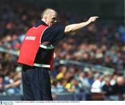 5 August 2002; Larry Tompkins, Cork manager. Football. Picture credit; David Maher / SPORTSFILE