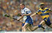 11 August 2002; Eoin Kelly, Waterford, in action against Clare's Tony Griffin. Clare v Waterford, All Ireland Hurling Semi - Final, Croke Park, Dublin. Picture credit; Damien Eagers / SPORTSFILE