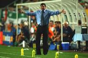 16 June 2002; Jose Camacho, manager of Spain, FIFA World Cup Finals, Group E, Republic of Ireland v Spain, Suwon World Cup stadium, Suwon, Korea. Cup2002. Soccer. Picture credit; David Maher / SPORTSFILE *EDI*