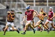 6 August 2017; Donal Mannion of Galway in action against Tommy Ronan of Kilkenny during the Electric Ireland GAA Hurling All-Ireland Minor Championship Semi-Final match between Kilkenny and Galway at Croke Park in Dublin. Photo by Ramsey Cardy/Sportsfile
