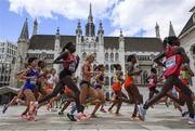 6 August 2017; Athletes competing in the Women's Marathon event during day three of the 16th IAAF World Athletics Championships at Guildhall in London, England.