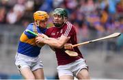 6 August 2017; Cathal Mannion of Galway is tackled by Donagh Maher of Tipperary during the GAA Hurling All-Ireland Senior Championship Semi-Final match between Galway and Tipperary at Croke Park in Dublin. Photo by Ramsey Cardy/Sportsfile