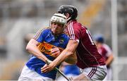 6 August 2017; Seamus Kennedy of Tipperary is tackled by Joseph Cooney of Galway during the GAA Hurling All-Ireland Senior Championship Semi-Final match between Galway and Tipperary at Croke Park in Dublin. Photo by Ramsey Cardy/Sportsfile