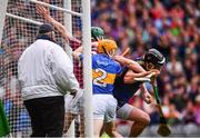 6 August 2017; Darren Gleeson of Tipperary, supported by Donagh Maher in action against Joseph Cooney of Galway during the GAA Hurling All-Ireland Senior Championship Semi-Final match between Galway and Tipperary at Croke Park in Dublin. Photo by Ramsey Cardy/Sportsfile