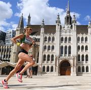 6 August 2017; Claire McCarthy competing in the Women's Marathon event during day three of the 16th IAAF World Athletics Championships at Guildhall in London, England.