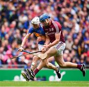 6 August 2017; Conor Cooney of Galway in action against Michael Cahill of Tipperary during the GAA Hurling All-Ireland Senior Championship Semi-Final match between Galway and Tipperary at Croke Park in Dublin. Photo by Ramsey Cardy/Sportsfile