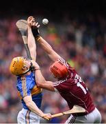 6 August 2017; Conor Whelan of Galway in action against Donagh Maher of Tipperary during the GAA Hurling All-Ireland Senior Championship Semi-Final match between Galway and Tipperary at Croke Park in Dublin. Photo by Ramsey Cardy/Sportsfile