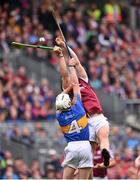 6 August 2017; Niall Burke of Galway in action against Michael Cahill of Tipperary during the GAA Hurling All-Ireland Senior Championship Semi-Final match between Galway and Tipperary at Croke Park in Dublin. Photo by Ramsey Cardy/Sportsfile