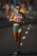 6 August 2017; Sinead Diver, from Belmullet, Co. Mayo, representing Australia, competes in the Women's Marathon event during day three of the 16th IAAF World Athletics Championships at Tower Bridge in London, England. Photo by Stephen McCarthy/Sportsfile