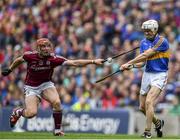 6 August 2017; Michael Cahill of Tipperary in action against Conor Whelan of Galway during the GAA Hurling All-Ireland Senior Championship Semi-Final match between Galway and Tipperary at Croke Park in Dublin. Photo by Sam Barnes/Sportsfile