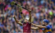 6 August 2017; Daithi Burke of Galway in action against John McGrath of Tipperary during the GAA Hurling All-Ireland Senior Championship Semi-Final match between Galway and Tipperary at Croke Park in Dublin. Photo by Sam Barnes/Sportsfile