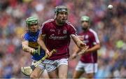 6 August 2017; Padraig Mannion of Galway in action against Noel McGrath of Tipperary during the GAA Hurling All-Ireland Senior Championship Semi-Final match between Galway and Tipperary at Croke Park in Dublin. Photo by Sam Barnes/Sportsfile