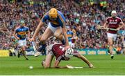 6 August 2017; Séamus Callanan of Tipperary in action against Daithí Burke of Galway during the GAA Hurling All-Ireland Senior Championship Semi-Final match between Galway and Tipperary at Croke Park in Dublin. Photo by Piaras Ó Mídheach/Sportsfile