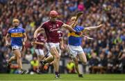 6 August 2017; Jonathan Glynn of Galway in action against Donagh Maher of Tipperary during the GAA Hurling All-Ireland Senior Championship Semi-Final match between Galway and Tipperary at Croke Park in Dublin. Photo by Ray McManus/Sportsfile