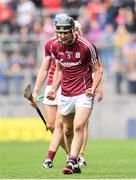 6 August 2017; Padraig Mannion of Galway celebrates late in the GAA Hurling All-Ireland Senior Championship Semi-Final match between Galway and Tipperary at Croke Park in Dublin. Photo by Ramsey Cardy/Sportsfile