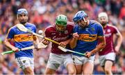 6 August 2017; Adrian Tuohy of Galway is tackled by Patrick Maher of Tipperary during the GAA Hurling All-Ireland Senior Championship Semi-Final match between Galway and Tipperary at Croke Park in Dublin. Photo by Ramsey Cardy/Sportsfile