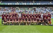 6 August 2017; The Galway panel ahead of the Electric Ireland GAA Hurling All-Ireland Minor Championship Semi-Final match between Kilkenny and Galway at Croke Park in Dublin. Photo by Ramsey Cardy/Sportsfile