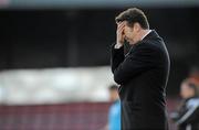20 April 2012; Monaghan United manager Roddy Collins. Airtricity League Premier Division, Bohemians v Monaghan United, Dalymount Park, Dublin. Picture credit: Brian Lawless / SPORTSFILE