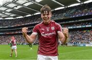 6 August 2017; Jack Canning of Galway celebrates after the Electric Ireland GAA Hurling All-Ireland Minor Championship Semi-Final match between Kilkenny and Galway at Croke Park in Dublin. Photo by Piaras Ó Mídheach/Sportsfile
