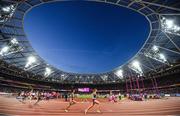 6 August 2017; Grit Sadeiko of Estonia competes in the 800m Women's Heptathlon event during day three of the 16th IAAF World Athletics Championships at the London Stadium in London, England. Photo by Stephen McCarthy/Sportsfile