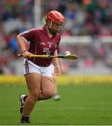 6 August 2017; Aoife Ní Drisceoil of Scoil Lorcáin, Baile na Manach, Co Dublin, representing Galway, during INTO Cumann na mBunscol GAA Respect Exhibition Go Games at Galway v Tipperary - GAA Hurling All-Ireland Senior Championship Semi-Final at Croke Park in Dublin Photo by Ray McManus/Sportsfile