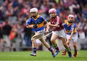 6 August 2017; Eve Dwyer, Glenbeg N.S., Dungarvan, Co Wateford, representing Tipperary, during the INTO Cumann na mBunscol GAA Respect Exhibition Go Games at Galway v Tipperary - GAA Hurling All-Ireland Senior Championship Semi-Final at Croke Park in Dublin. Photo by Ramsey Cardy/Sportsfile