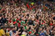 7 August 2017; Mayo supporters stand and applaud as Andy Moran of Mayo is substituted during the GAA Football All-Ireland Senior Championship Quarter-Final Replay match between Mayo v Roscommon at Croke Park, in Dublin. Photo by Ray McManus/Sportsfile