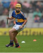 6 August 2017; Harry Codd of Rathnure NS, Enniscorthy, Co Wexford, representing Tipperary, during the INTO Cumann na mBunscol GAA Respect Exhibition Go Games at Galway v Tipperary - GAA Hurling All-Ireland Senior Championship Semi-Final at Croke Park in Dublin. Photo by Piaras Ó Mídheach/Sportsfile