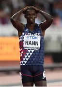 7 August 2017; Mamadou Kasse Hann of France following his semi-final of the Men's 400m Hurdles event during day four of the 16th IAAF World Athletics Championships at the London Stadium in London, England. Photo by Stephen McCarthy/Sportsfile