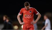 7 August 2017; Garry Buckley of Cork City dejected after the EA Sports Cup semi-final match between Shamrock Rovers and Cork City at Tallaght Stadium, in Dublin.  Photo by Piaras Ó Mídheach/Sportsfile