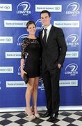 21 April 2012; Leinster's Jonathan Sexton with Laura Priestley in attendance at the Leinster Rugby Awards Ball. Leinster Rugby Awards Ball, Mansion House, Dawson St, Dublin. Picture credit: Brendan Moran / SPORTSFILE