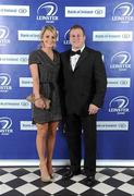 21 April 2012; Leinster's Sean Cronin with Claire Mulcahy in attendance at the Leinster Rugby Awards Ball. Leinster Rugby Awards Ball, Mansion House, Dawson St, Dublin. Picture credit: Brendan Moran / SPORTSFILE