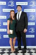 21 April 2012; Leinster's Jamie Hagan with Sinead O'Mahony in attendance at the Leinster Rugby Awards Ball. Leinster Rugby Awards Ball, Mansion House, Dawson St, Dublin. Picture credit: Brendan Moran / SPORTSFILE