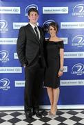 21 April 2012; Leinster's Mark Flanagan with Aoife McDonagh in attendance at the Leinster Rugby Awards Ball. Leinster Rugby Awards Ball, Mansion House, Dawson St, Dublin. Picture credit: Brendan Moran / SPORTSFILE