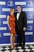 21 April 2012; Leinster's Shane Jennings with Cliodhna Godwin in attendance at the Leinster Rugby Awards Ball. Leinster Rugby Awards Ball, Mansion House, Dawson St, Dublin. Picture credit: Brendan Moran / SPORTSFILE